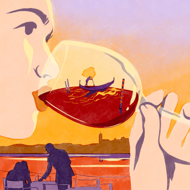 Illustration '5 unvergessliche Kombinationen' von Lena Särnholm für das Weinmagazin EuroCave Illustration '5 unvergessliche Kombinationen' von Lena Särnholm für das Weinmagazin EuroCave