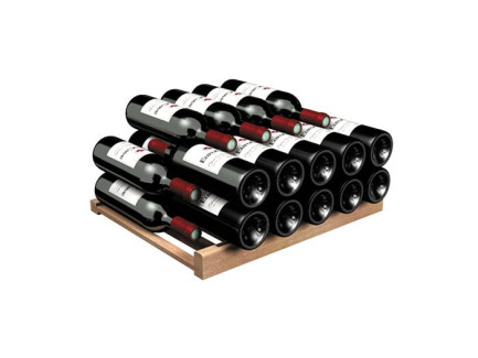 Sturdy wooden storage rack for stacking up to 50 bottles of different sizes. Sturdy wooden storage rack for stacking up to 50 bottles of different sizes.